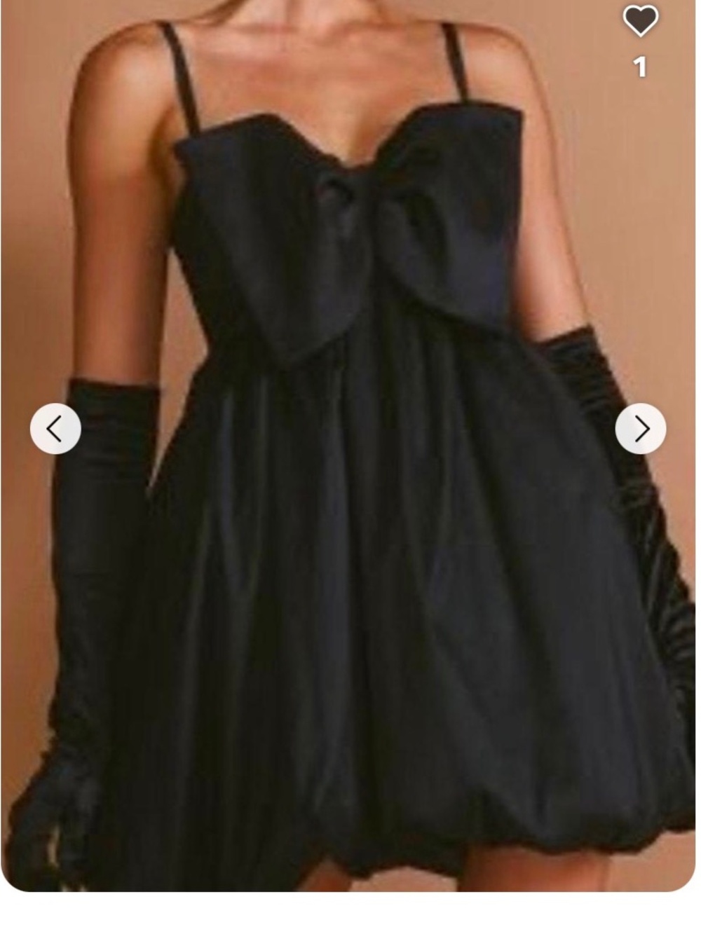 SHOW ME YOUR MUMU BUBBLE BOW MINI DRESS S